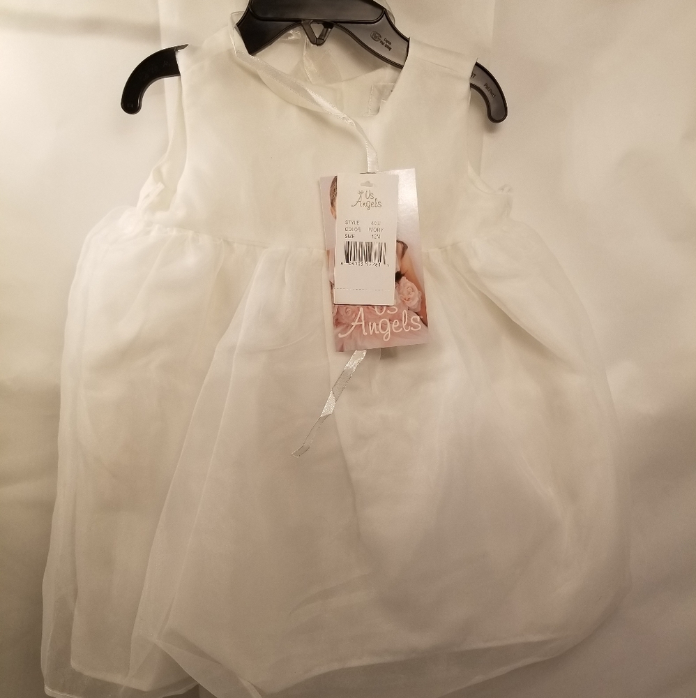 Us Angels White Frock Size XL